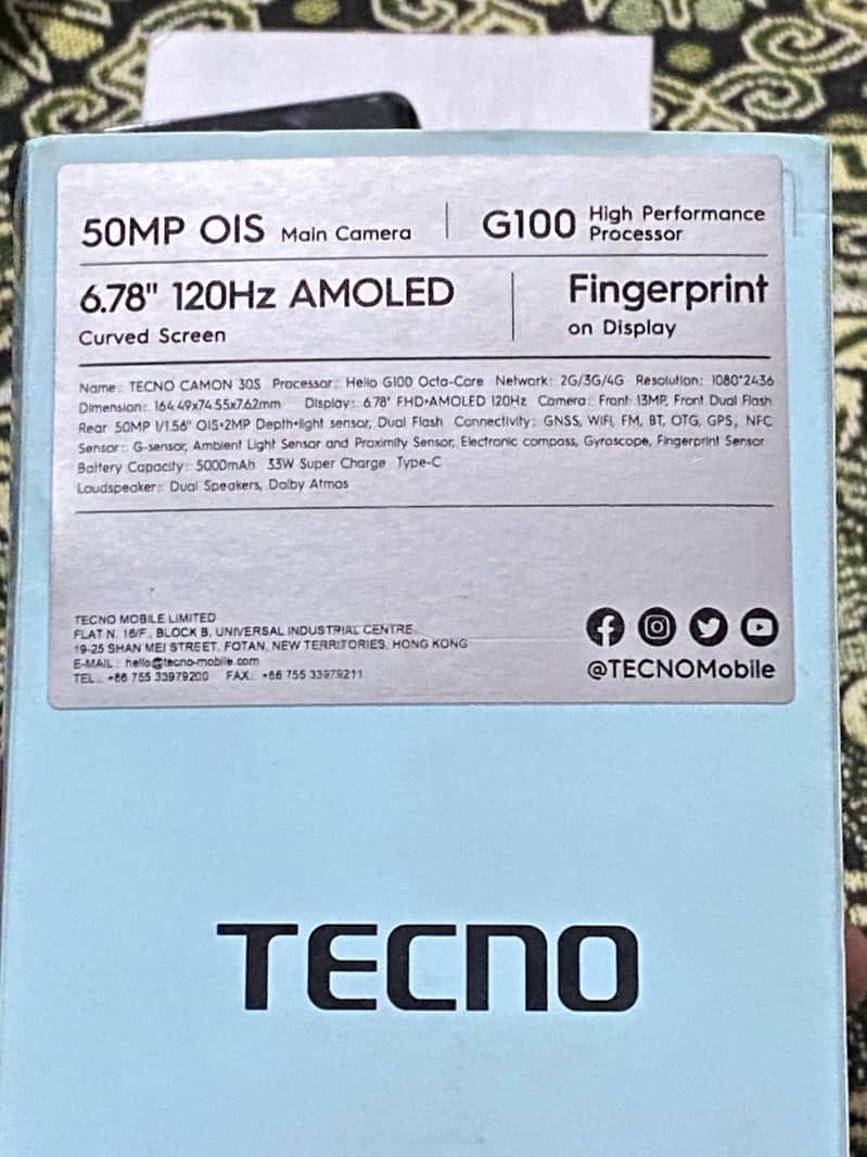Tecno CAMON 30S 9
