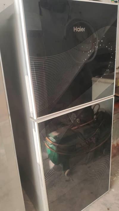 Haier Medium Size Glass Door Fridge - 100% Working & Clean