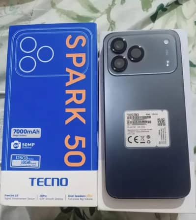 Tecno Spark 50 6/128gb complete box