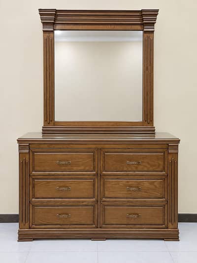 King size Bedroom Set / bed+ 2 side table + dressing + slidingwardrobe
