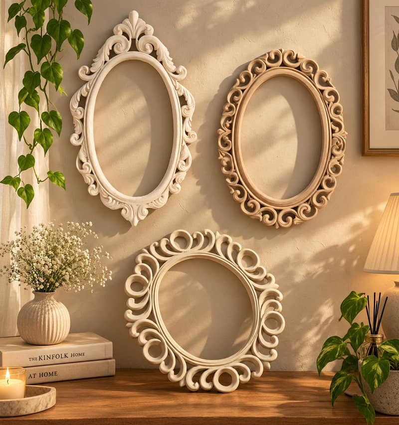wooden mirror frames 0