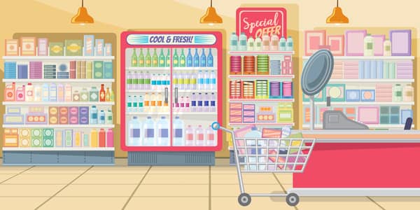 For the supermarket