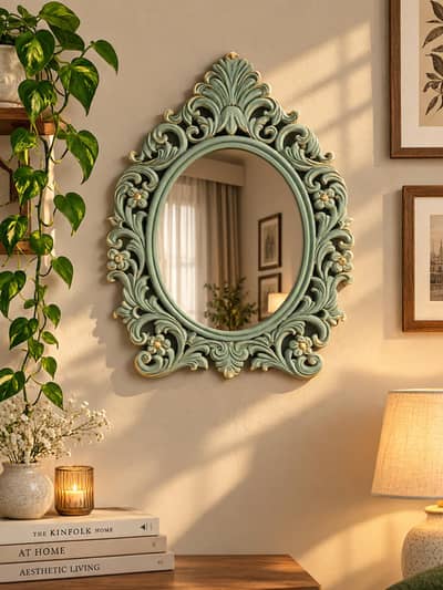wooden mirror frames