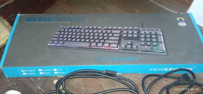 RGB Gaming Keyboard – Microkingdom MK885 Optimax