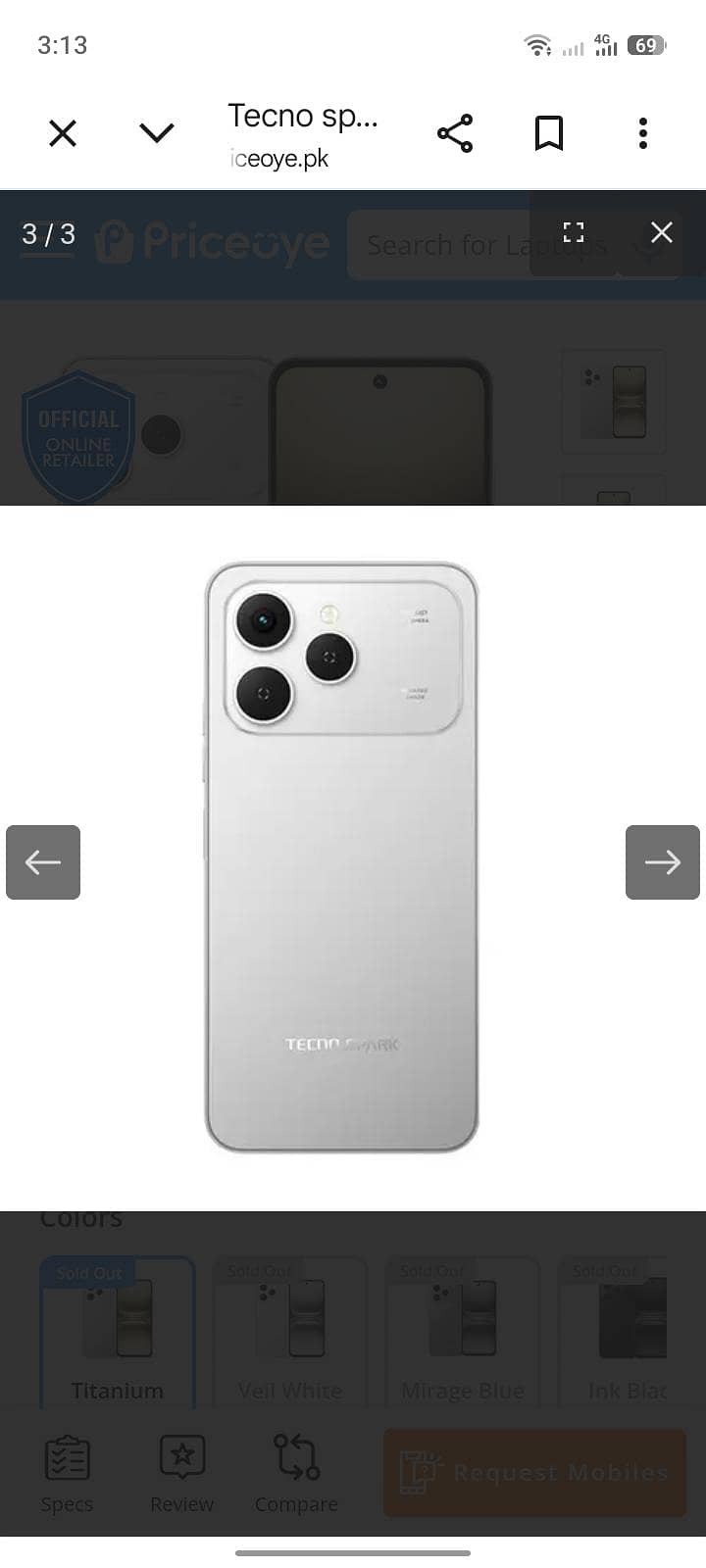 Tecno spark 40 Pro 1