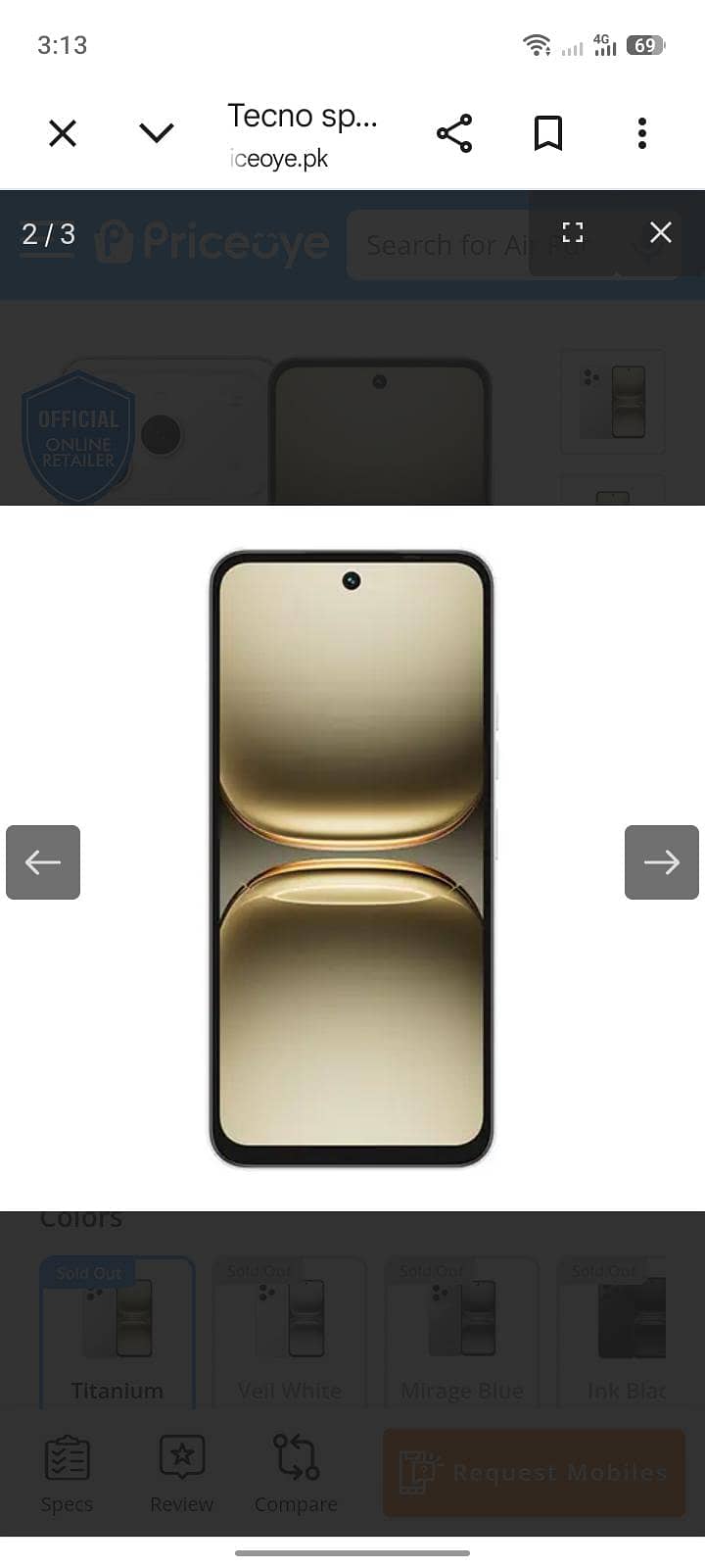 Tecno spark 40 Pro 3