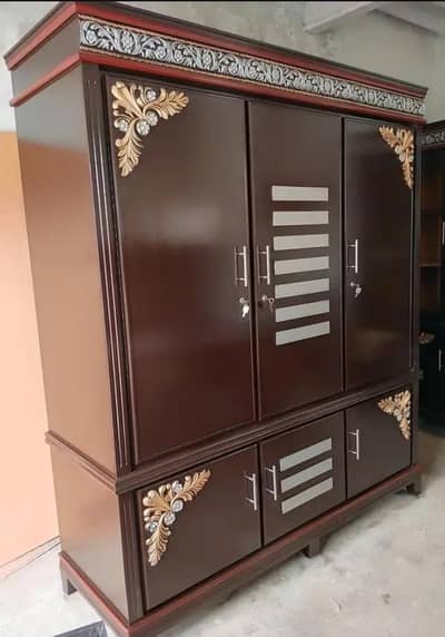 wooden wardrobe