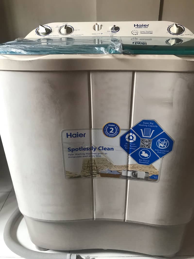 Haier washing machine 4