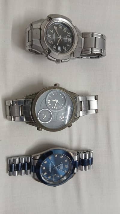 Casio, Rolex & Tissot Watches