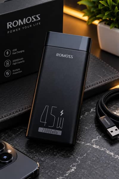 romoss 45w Power bank 20000MAH battery