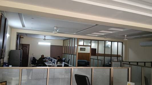 8 Marla First Floor Hall For Rent In D Block Valencia Town Lahore Ideal For Office / Commercial Use