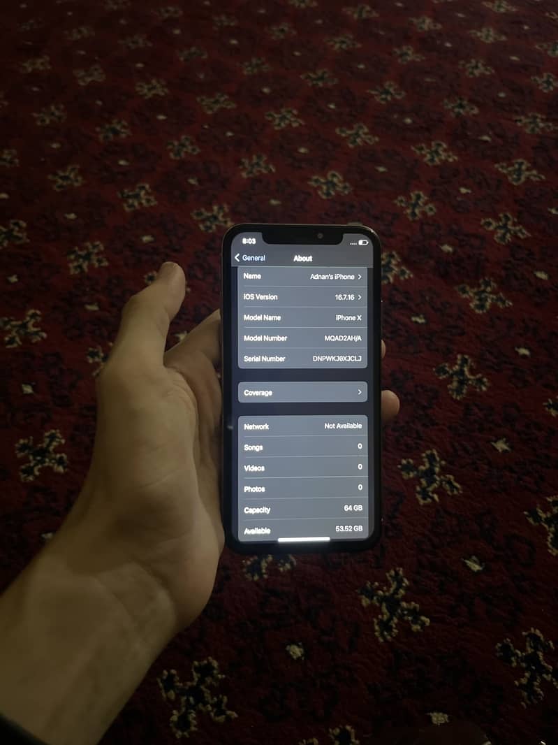 Iphone x 5