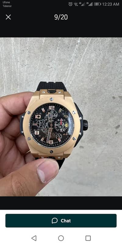 automatic and chronograph watches available