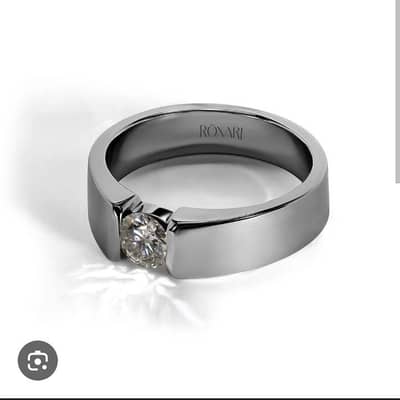 sliver ring man boys. size all available with certificate ring