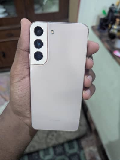 Samsung S22 pink gold color 128gb 10 by 10 scratch less condition