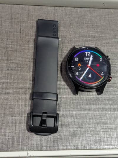 zero lifestyle ICON watch with accessory box with warranty card