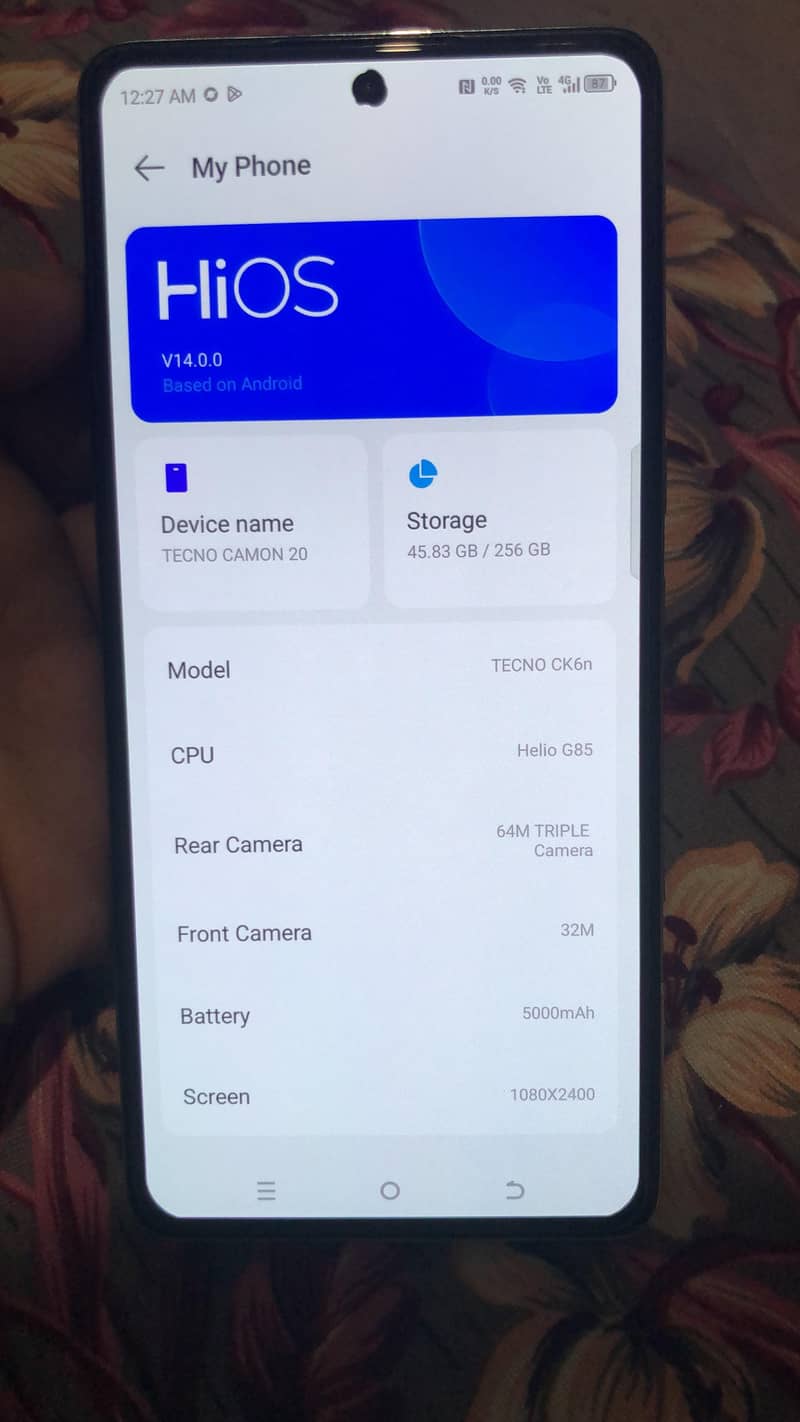 Tecno CAMON 20 5