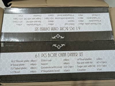 Bone China Luxury Dinner Set