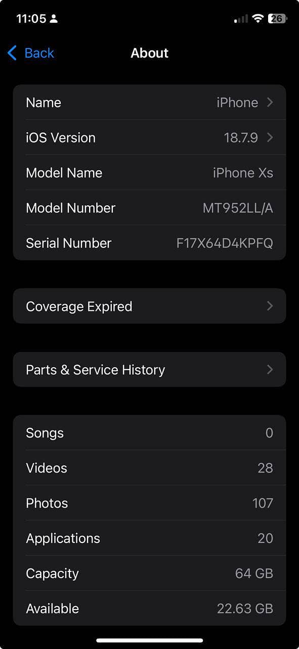 Apple iPhone XS 9
