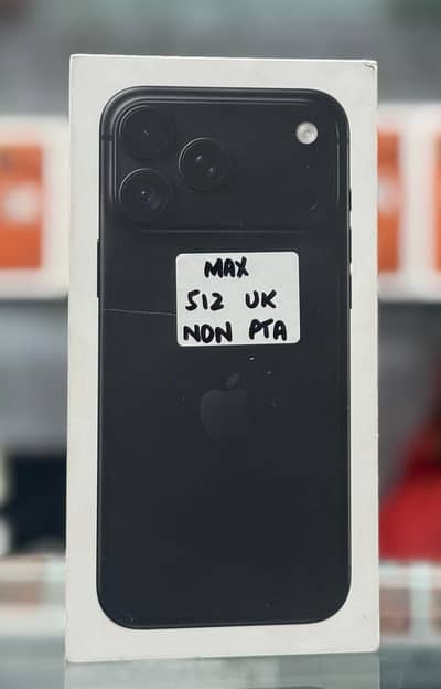 Apple iPhone 18 Pro Max 256GB Hk Black box pack non pta non active