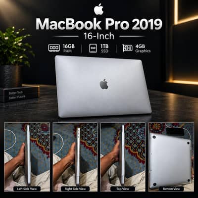 MacBook Pro 2019 16-Inch | 16GB RAM | 1TB SSD | 4GB Graphics