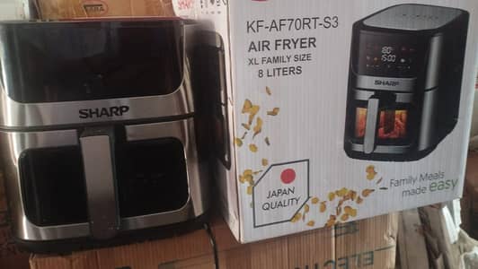 Air fryer 8 litre capacity with a stove free Stove with electric start