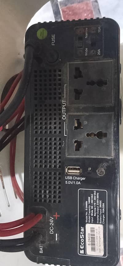 Eco star 24v double battery UPS slightly used