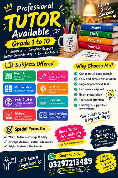 home tutor and online tutoring