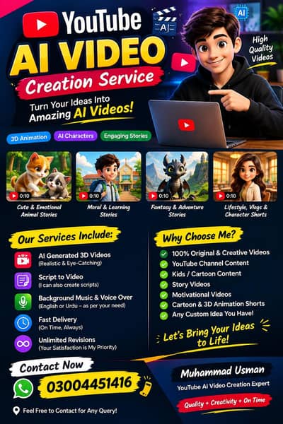 YouTube Ai videos creater