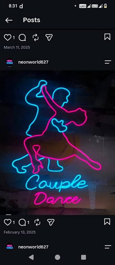 Custom Neon sign boards - 2D & 3D