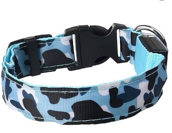 "Adjustable Dog Collar - Heavy Duty Camouflage Printed Pet Neck Strap for Small Medium Large Dogs & Cats  R5847"