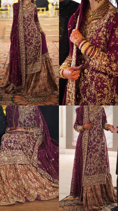 Bridal farshi lengha