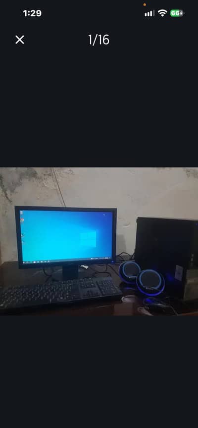 Dell pc and monitor full setup.