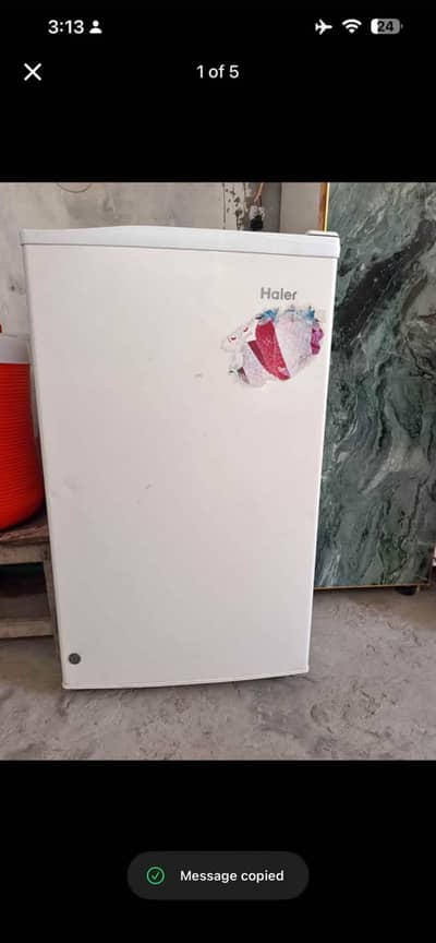 Haier room fridg genuine condition