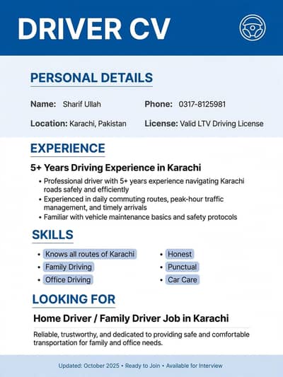 Karachi driving