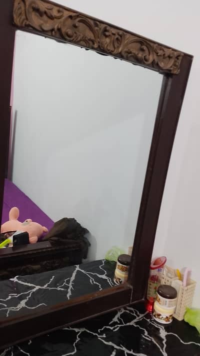 urgent sale wood dressing table