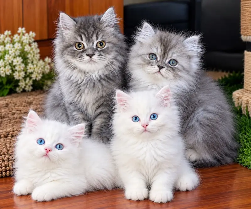 2 month’s old beautifull Kitten for sale | Gray & White — photo 2