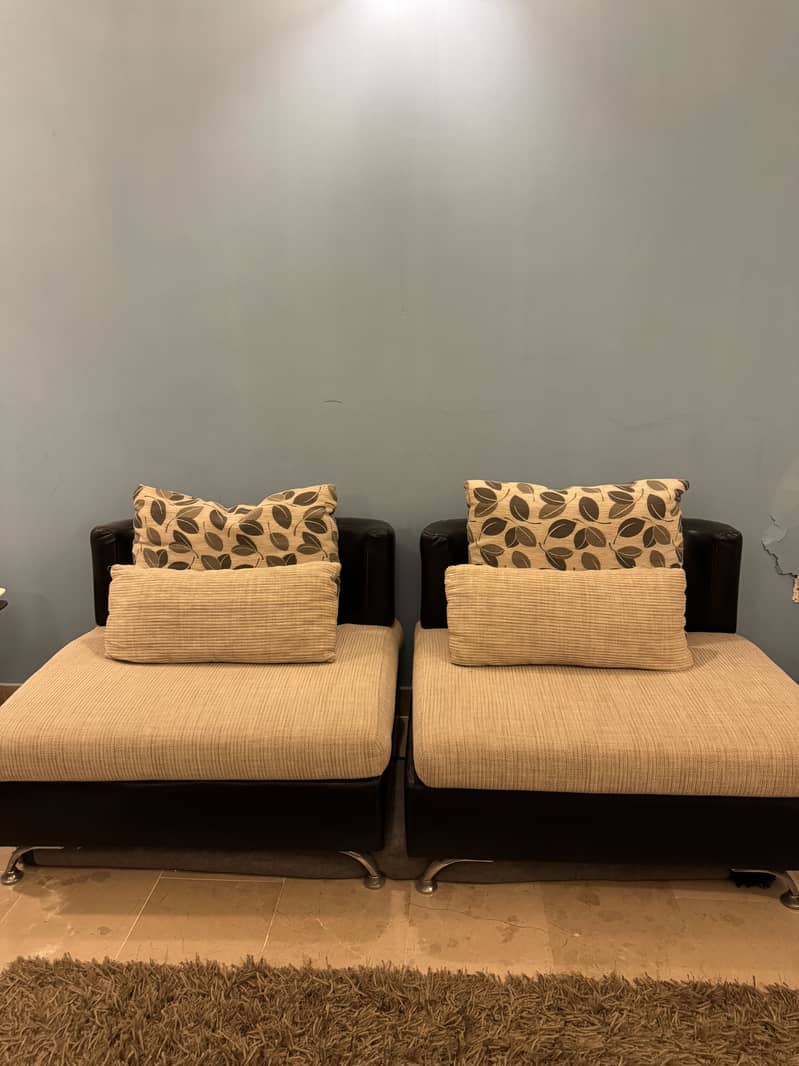 Drawing Room Sofa Set – 2 Sofas + 2 Single Chairs 1