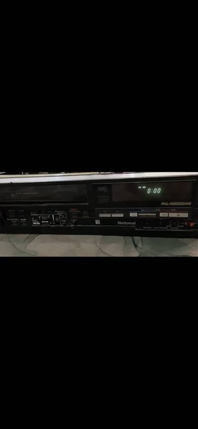Original National NV-G10EM VHS VCR Player with Remote Control