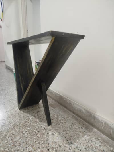 Stylish Wooden Console Table – Black Finish