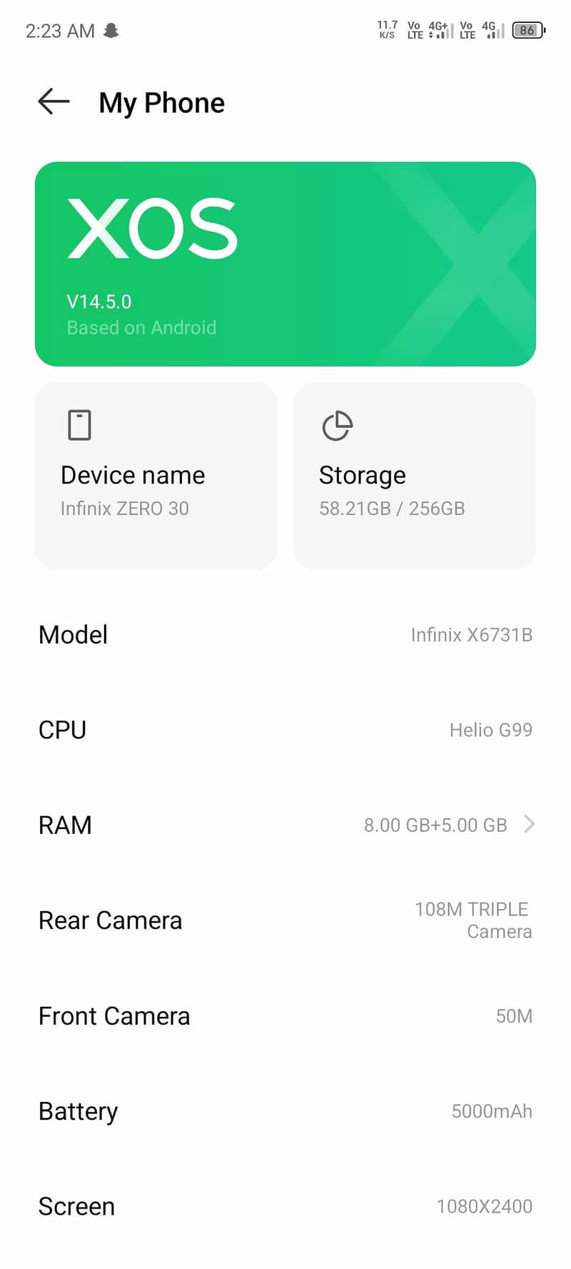 Infinix Zero 30 0