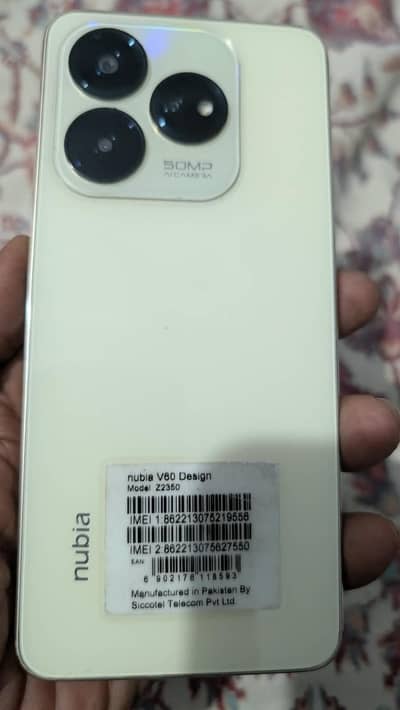 Zte nubia V60 Design 6+10gb 256gb Ram