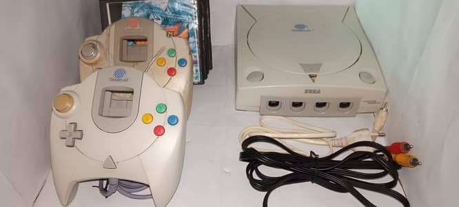 Genuine Sega Dreamcast Bundle - Powers On & AV Works Perfect