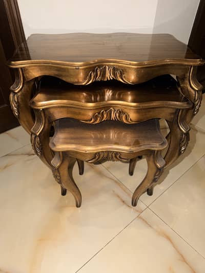 3 Wooden coffee table