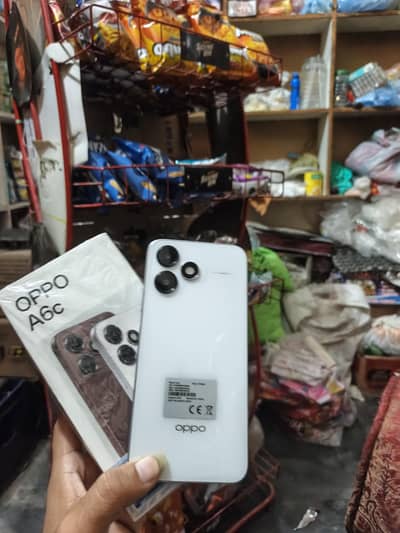 Oppo A6c 4/128 rate finl  hai 03074345251