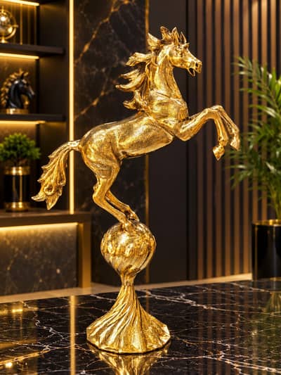 ROYAL ANTIQUE HANDMADE BRASS HORSE