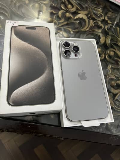 Iphone 15 pro max 256gb PTA APPROVED