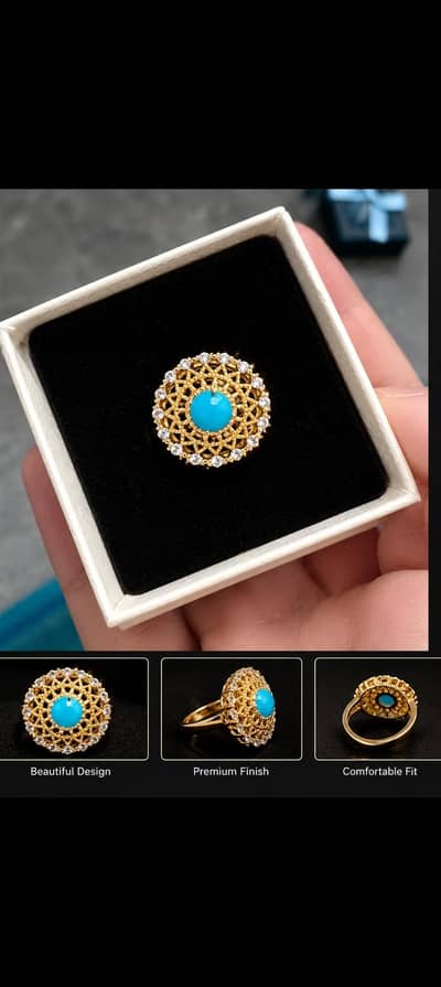 Premium Artificial Gold Ring