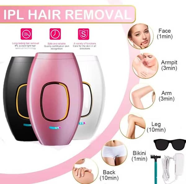 IPL Laser Hair Removal Device for Women & Men | Permanent Hair Removal Handset