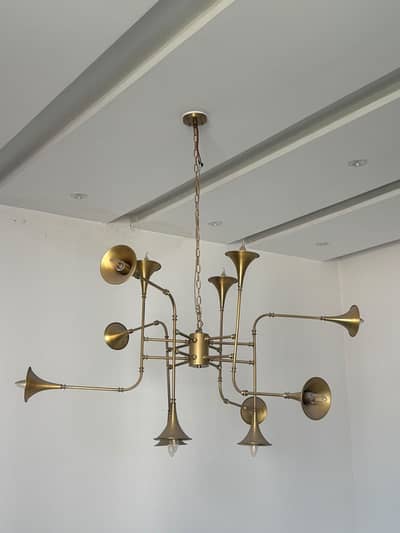 Gold Fanoos Chandelier